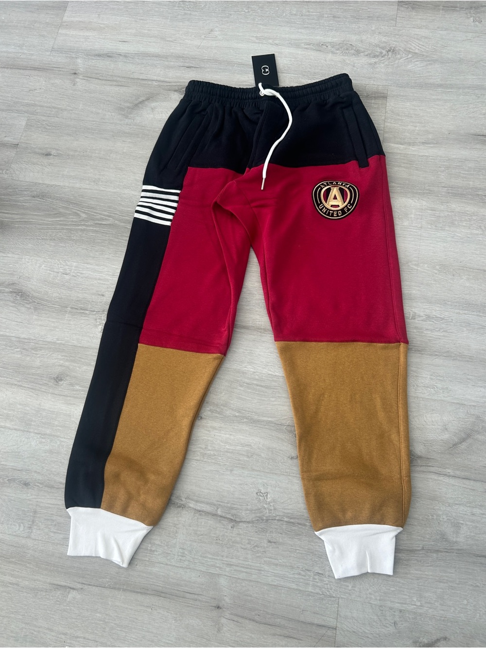 Atlanta United FC Soccer Jogger Pants Red/Black/Tan